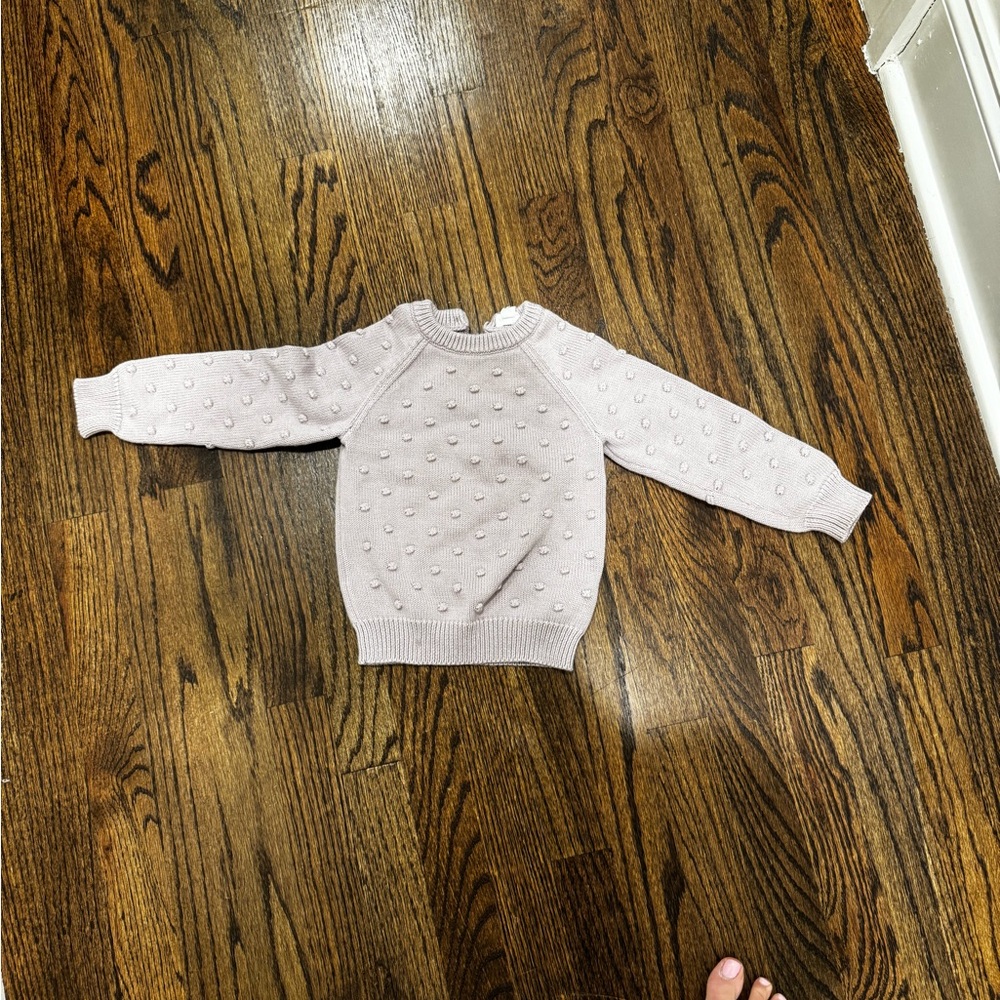 Jamie Kay Dot Sweater in Light Purple size 2y